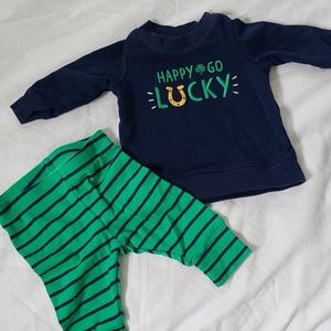 Baby boy StPatricks day outfit